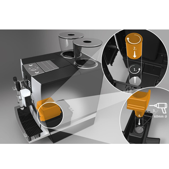 GIGA coffee grounds disposal function set GIGA coffee grounds disposal function set