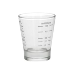 Espresso Measuring Shot Glass Silkscreened